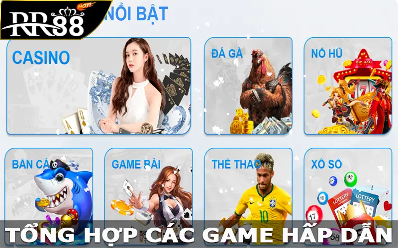 Tổng hợp các game hấp dẫn có tại nhà cái RR88